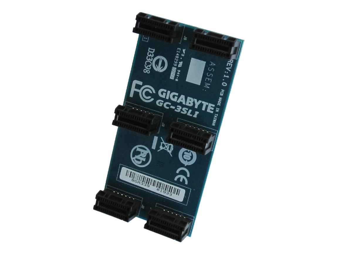 Gigabyte Gaming NVIDIA Video 3 Way SLI Bridge Connector Quad