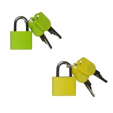 2 Pcs Suitcase Locks with Keys, Multicolor Mi...