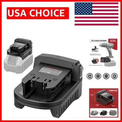 Power Tool Battery Adapter: Compatible with DeWalt and Milwaukee 18V Tools