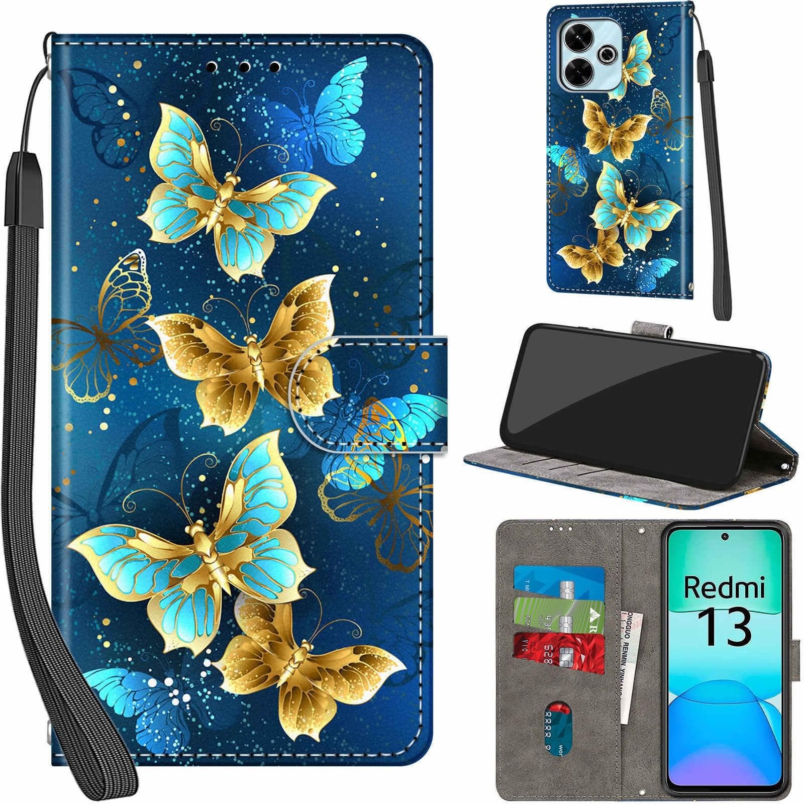 Coque Xiaomi Redmi 13 5G étui anti-rayure avec porte-carte