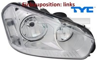 TYC 20-11546-05-2 Hauptscheinwerfer Links Scheinwerfer Frontscheinwerfer