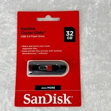 SanDisk Cruzer Glide USB 2.0 Flash Drive - 32GB - New, Sealed