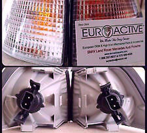 BMW E36 3 Series 1992-1998 Clear Euro Front Corner Lamps Sedan Touring Compact - Picture 2 of 2