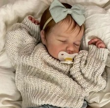 Anano Life Like Reborn Dolls LOULOU, 20 Inch Realistic Sleeping Reborn Newborn 
