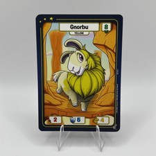 Neopets Battledome TCG War for the Obelisk -  Yellow Gnorbu WF0-027 C
