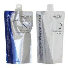 N1 2 Shiseido Professional Crystallizing Hair Straightener Rebonding Neutraliz