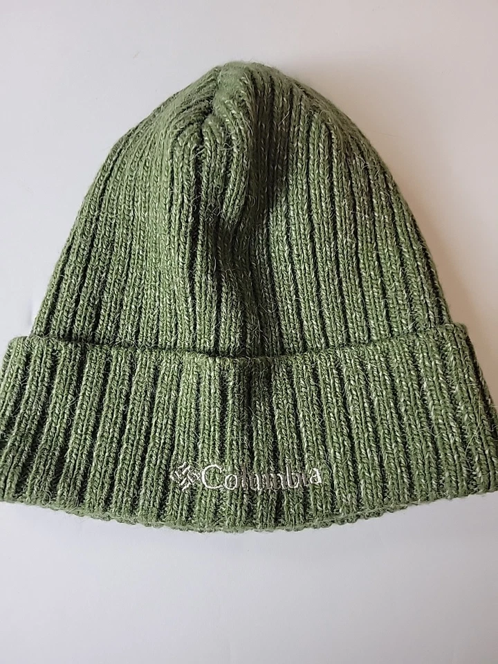 Columbia Verde Acanalado Tejido Reloj Gorra Invierno Sombrero Gorro Unisex Adulto Talla Única Foto 2 de 4