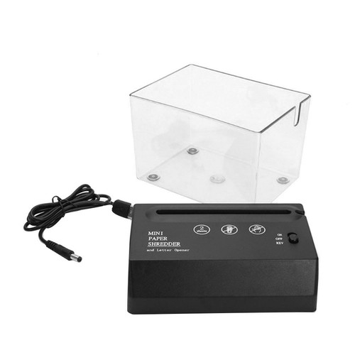 10X(Trituradora de Papel EléCtrica PortáTil Trituradora con BateríA USB Doc1964 - Imagen 4 de 6