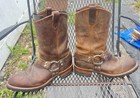 Double H 120 Plus Harness Men’s Brown Motorcycle Biker Boots Size 8.5 EE