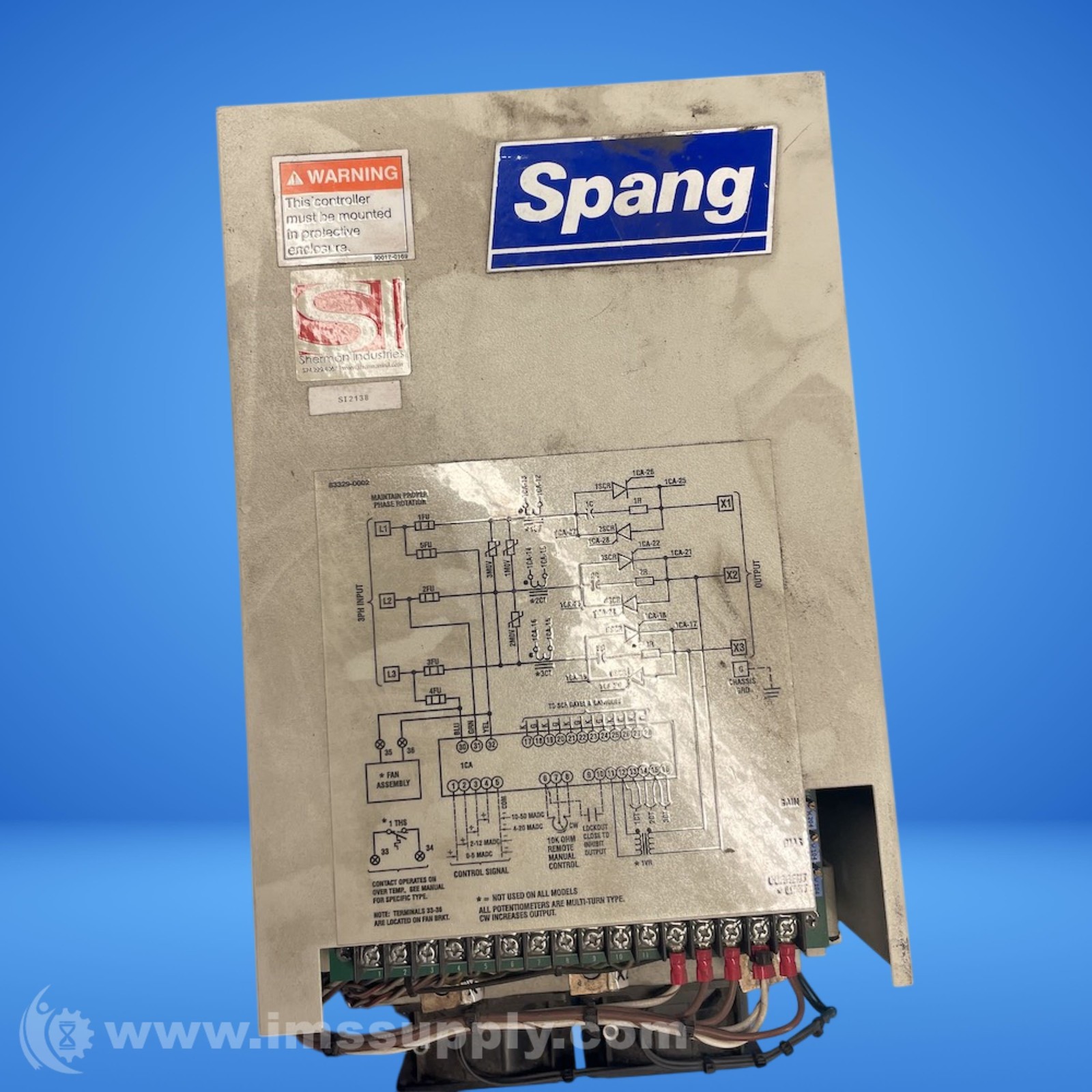 Spang FC7G5-B-2151A10 Power Control Unit USIP