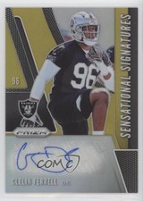 2019 Panini Prizm Sensational Signatures Gold 6/10 Clelin Ferrell Auto s1i
