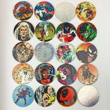 Lot of 20 Pogs Marvel Comics From 1994 X-Men ...