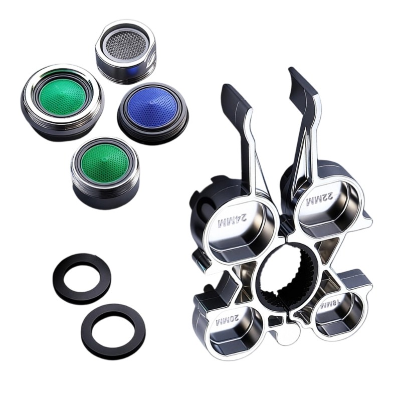 Ergonomic Metal Aerator Maintenance Kit For Professional Home Plumbing