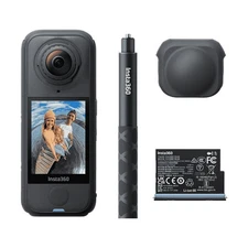 Insta360 X4 Air 8K 360 Action Camera Starter Bundle, Graphite Black