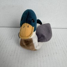 Vintage 1997 Ty Jake the Mallard Duck Plush Toy Beanie Baby