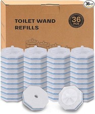 36 pk Toilet Wand Refills Compatible with Clorox Toilet Wand, Toilet Brush Head