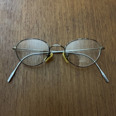 Modo 142 AGD/TT Eyeglasses Frame Italy 46 20 130mm Womens Full Rim Oval Metal