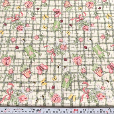 Vintage Nadia s Garden Marjorie Smith Steele Fabri-Quilt Cotton by the HALF YARD