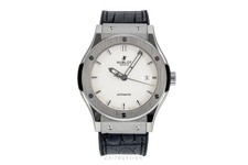 Orologio da uomo automatico Hublot Classic Fusion 42 titanio 542.NX.2611.LR B&P 2013