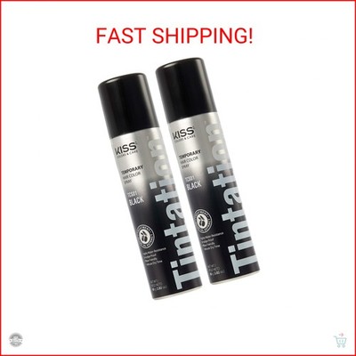 Kiss Gray Hair Concealer - Temporary Tintation Color Spray for Root Touch Up and