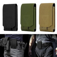 Tactical Molle Cell Phone Bag Case with Belt Clip Loop Holster Pouch Carry Cover
