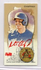 Matt Chapman 2023 Allen & Ginter Mini Autograph Red #06/10