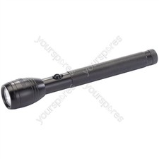 Image of Draper LED Aluminium Hand Torch, 5W, 20 Lumens, 2 x AA Batteries Required