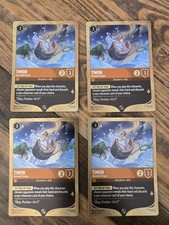 Disney Lorcana Timon - Snowball Swiper  4 PROMO Foil Playset