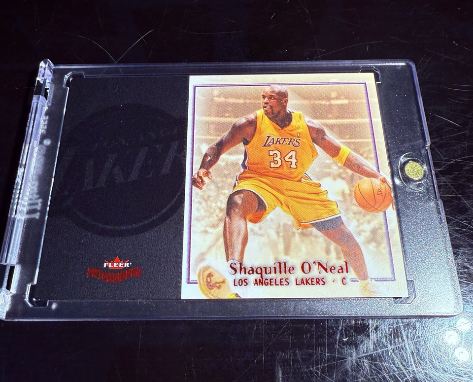 2003’ Fleer Patchworks Ruby /50 SHAQUILLE O'NEAL! Mint+ Ultra Rare! HOF - Image 3 of 4