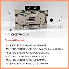 Granzon GPU Water Block For ASUS-ROG-STRIX-RTX3090 /RTX3080 / RTX3080Ti