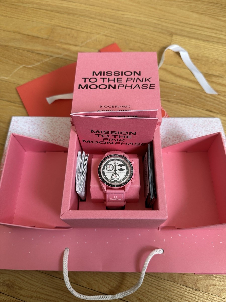 OMEGA x Swatch Bioceramic Moonswatch Mission To The Pink