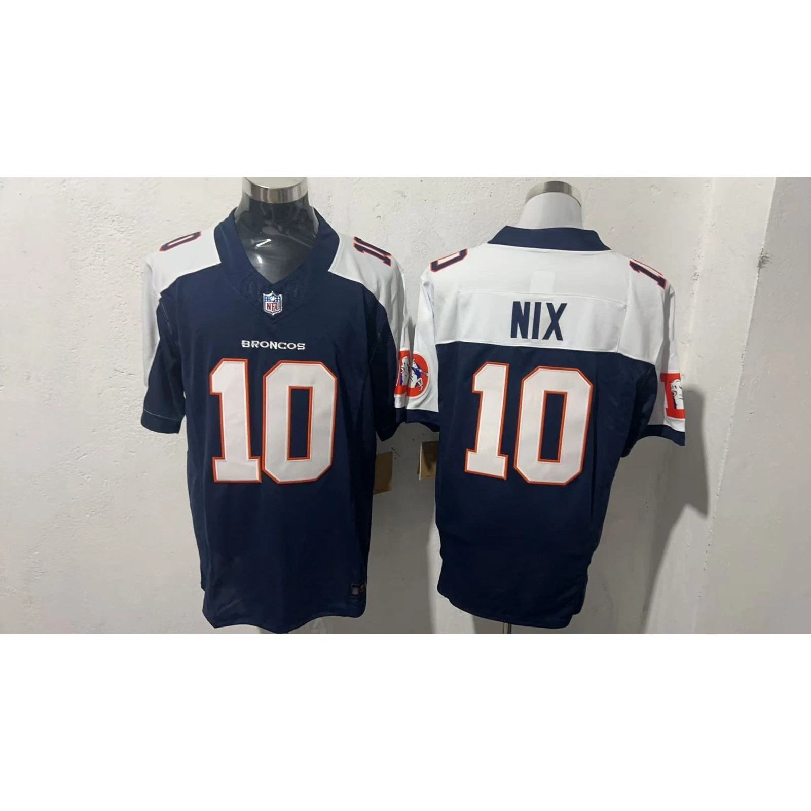 Broncoss Men's #10 Bo Nix Game Player Jersey All Size