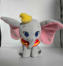 Funko Disney Plush Dumbo Elephant Hat Neck Band Sitting Huge Ears 10  EUC