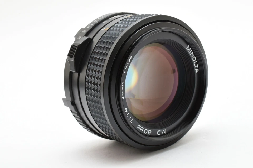 *Casi Como Nuevo* Lente MINOLTA Nueva MD 50 mm f/1,4 MF Prime de Japón #4522 Foto 4 de 4