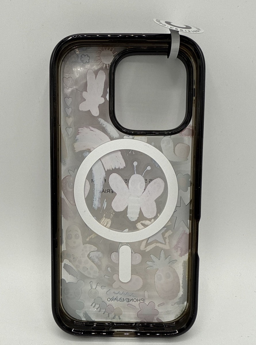 CASETiFY クリア iPhone 16 Pro Max ケース Casetify iPhone 16 Pro Good Vibes MagSafe Impact Case Clear/Black