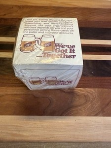 Vintage Schlitz Brewing Co. Note Pad On Mini Pallet 