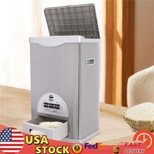 Rice Dispenser 15kg/33lbs Capacity Large Storage Container Food Storage Tank