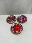 Vintage 4" Coca-Cola Mini Collectible Plates - Set of 3
