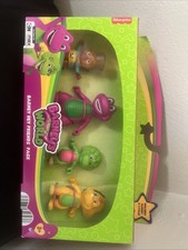 Barney's World Barney Hey Friends Fisher-Price Figure Set 4 Pack