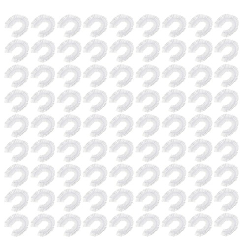 300 Pcs Waterproof Shower Cap Men and Women Miss One-time Use Bath Hat - Foto 9 di 12