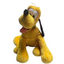 Disney Pluto Plush 11  Stuffed Animal Dog NWOT Official Disney Toy Classic