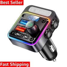 54W Bluetooth 5.3 Car Adapter Charger 4-Port Fast Charging PD36W  QC3.0 18W...