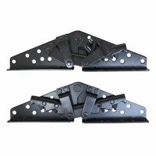 2pcs Adjustable Angle 3-Positions Hinges for Furniture Sofa Couch Black