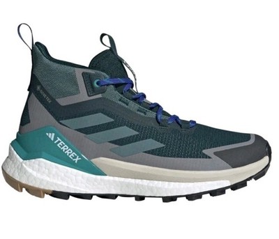 NEW Adidas Men's 10 Terrex Free Hiker 2.0 Gore-Tex Aurora Teal Boots JQ9900