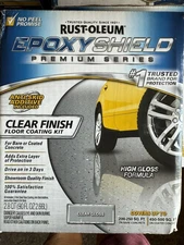 Rust-Oleum 292514 High Gloss Clear Indoor Premium Floor Coating Kit 90 oz.