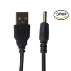 3 Pcs USB to Dc Cable Extension Adapter 3.5mm Converter