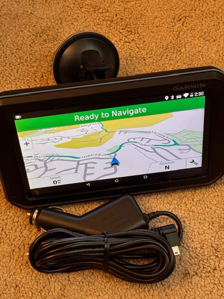 GARMIN TRUCK 7" LM GPS DASH CAM RECORDER ONBOARD MAPS UPDATED TO LATEST 2026 - Image 2 of 4