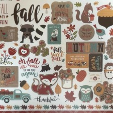 Echo Park Element Stickers Celebrate Autumn C...