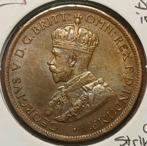 1920 George V Half Penny — photo from another recent sale