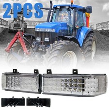 For New Holland Tractor 8670 8870 8770 8970 Lh&rh Led Front Wraparound Headlight